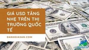 Giá USD tăng nhẹ trên thị trường quốc tế