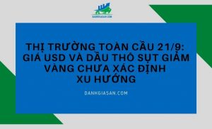 thi truong toan cau gia usd va dau tho sut giam vang chua co xu huong ro rang