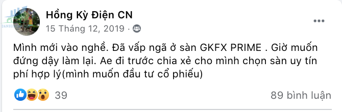 sàn GKFX lừa đảo