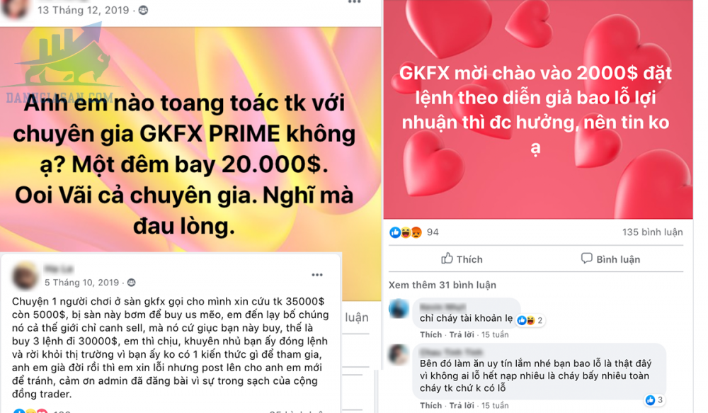 Sàn GKFX lừa đảo