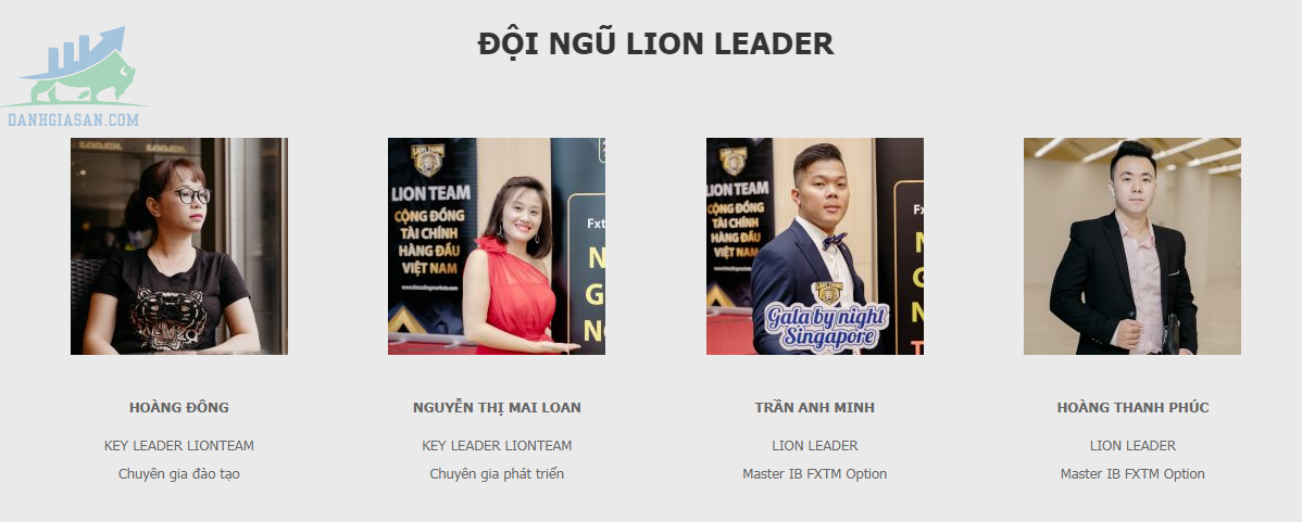 Đội ngũ lãnh đạo của Lion Group