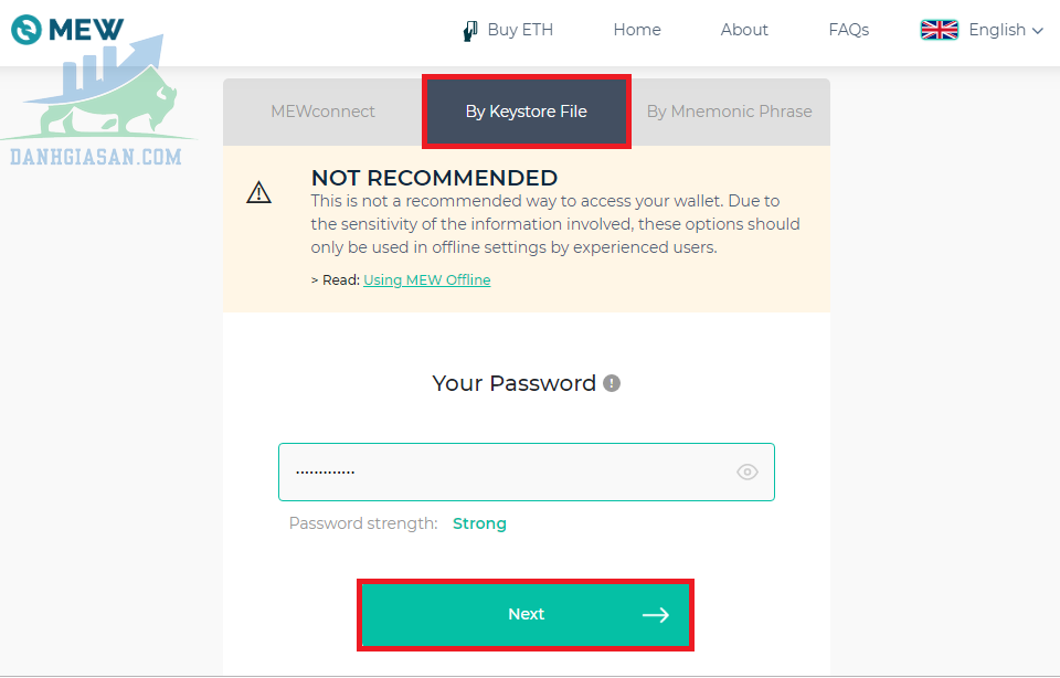 Cách để tạo một ví MyEtherWallet