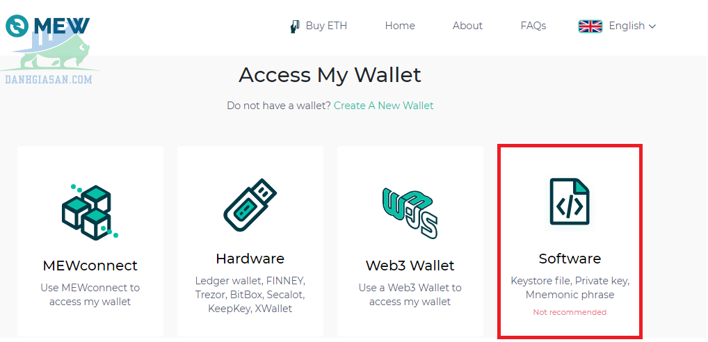 Cách để tạo một ví MyEtherWallet