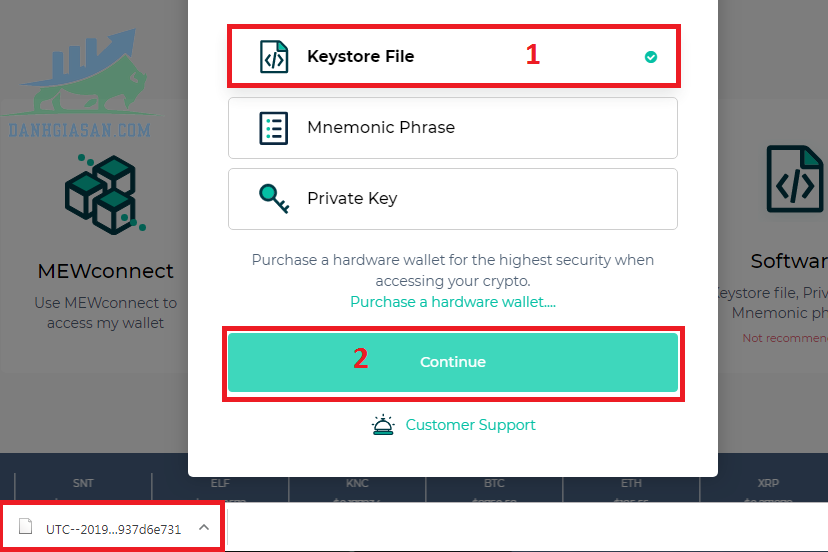 Cách để tạo một ví MyEtherWallet