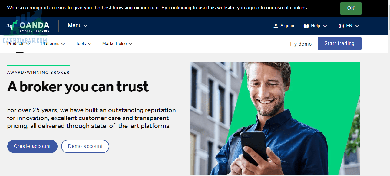 Tổng quan về sàn giao dịch Oanda