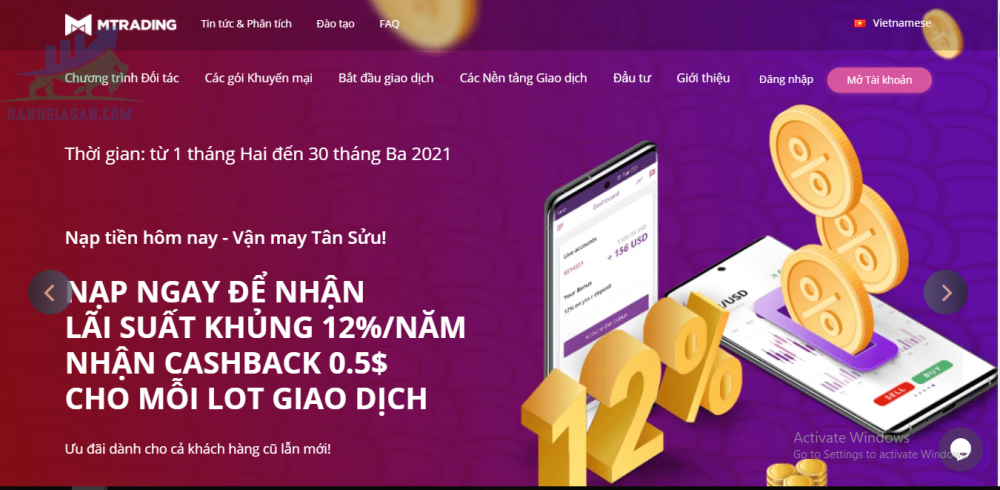 Tổng quan về sàn MTrading