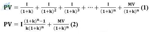 Công thức định giá trái phiếu