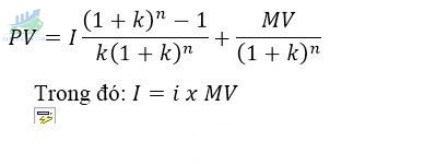 Công thức định giá trái phiếu