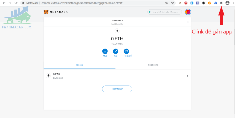 Hướng dẫn cài đặt Metamask Extension trên trình duyệt Chrome