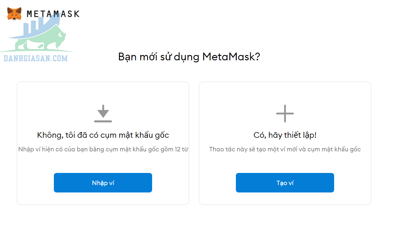 Hướng dẫn cài đặt Metamask Extension trên trình duyệt Chrome