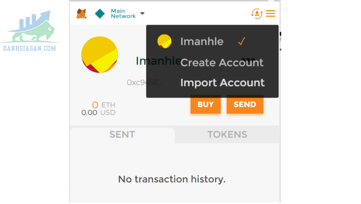 thêm ví MyEtherWallet vào Metamask