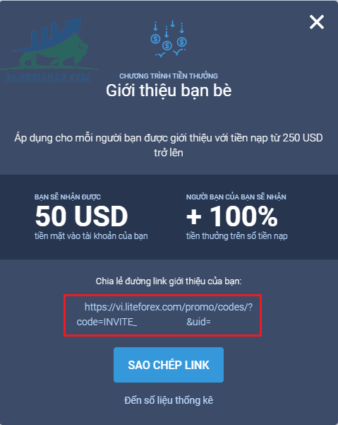 Cách nhận Bonus 100%