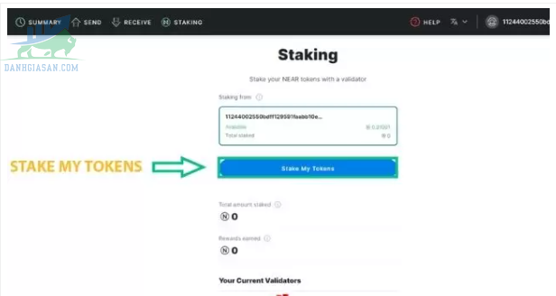 Hướng dẫn Staking NEAR trên Ví NEAR