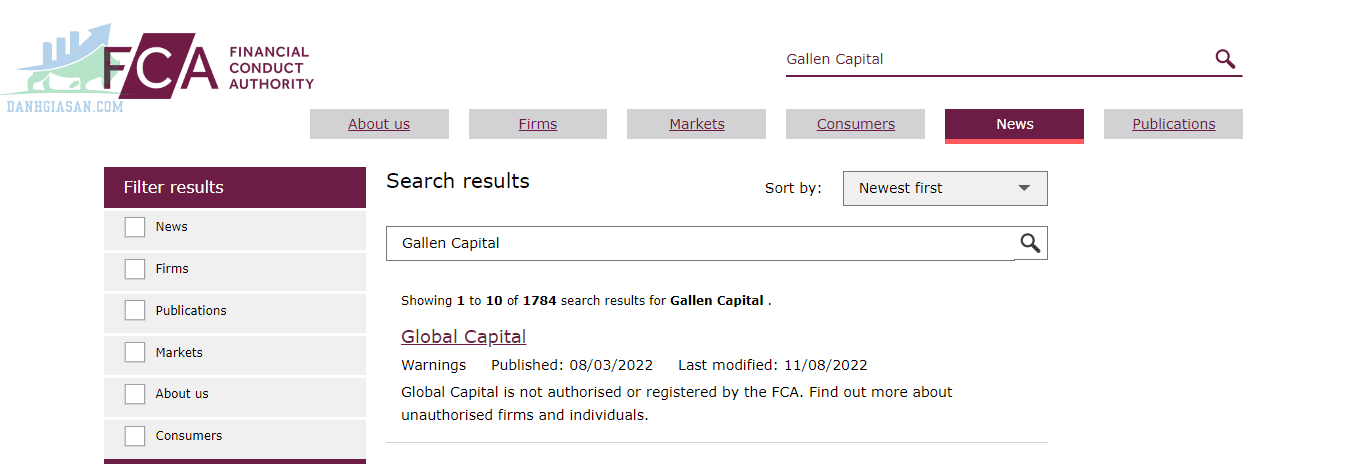 Thực hư thông tin sàn Gallen Capital lừa đảo khách hàng?