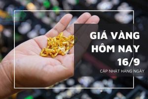 Cập nhật giá vàng trong và ngoài nước, vàng tiếp tục lao dốc - ngày 16/09/2022