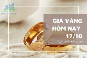 Cập nhật giá vàng trong và ngoài nước, vàng ghi nhận giảm - ngày 17/10/2022