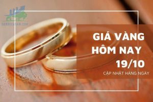 Cập nhật giá vàng trong và ngoài nước, vàng biến động nhẹ - ngày 19/10/2022