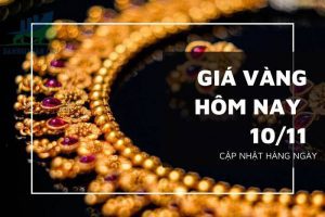 Cập nhật giá vàng trong và ngoài nước, vàng biến động mạnh - ngày 10/11/2022