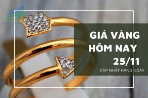 Cập nhật giá vàng trong và ngoài nước, vàng tăng giá mạnh - ngày 25/11/2022