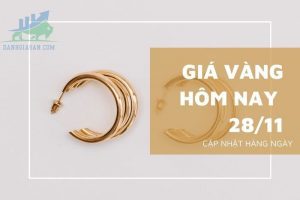 Cập nhật giá vàng trong và ngoài nước, vàng tiếp tục giảm giá - ngày 28/11/2022