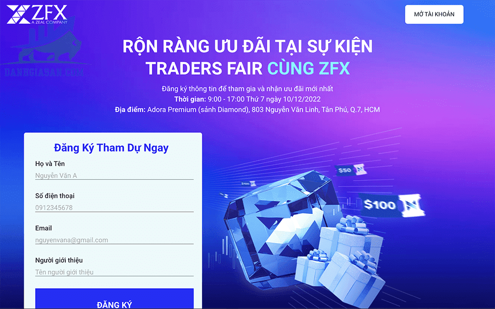  Triển Lãm Tài Chính TRADERS FAIR 2022 cùng ZFX 