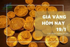 Giá vàng trong và ngoài nước biến động trái chiều - Ngày 19/01/2023