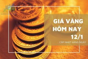 Cập nhật giá vàng trong và ngoài nước, vàng chững lại - ngày 12/01/2023