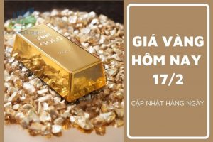 Cập nhật giá vàng trong và ngoài nước, vàng tăng khi USD hạ nhiệt - ngày 17/02/2023