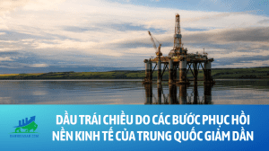 Dầu trái chiều do các bước phục hồi nền kinh tế của Trung Quốc giảm dần