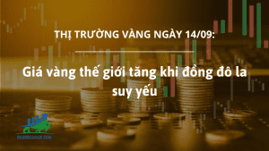 Gia vang tang khi dong do la suy yeu