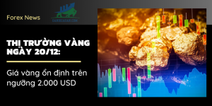 Giá vàng ổn định trên ngưỡng 2.000 USD 