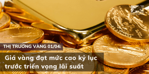 Giá vàng đạt mức cao kỷ lục trước triển vọng lãi suất