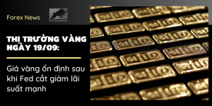 Giá vàng ổn định sau khi Fed cắt giảm lãi suất mạnh