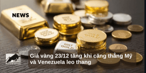Giá vàng 23/12 tăng khi căng thẳng Mỹ và Venezuela leo thang